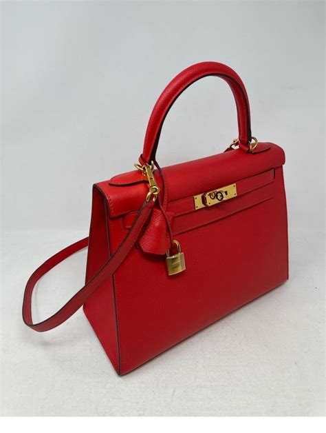 Hermes rouge pivoine red